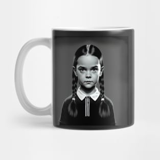 ADDAMS Family, Wednesday-inspired design, Mug